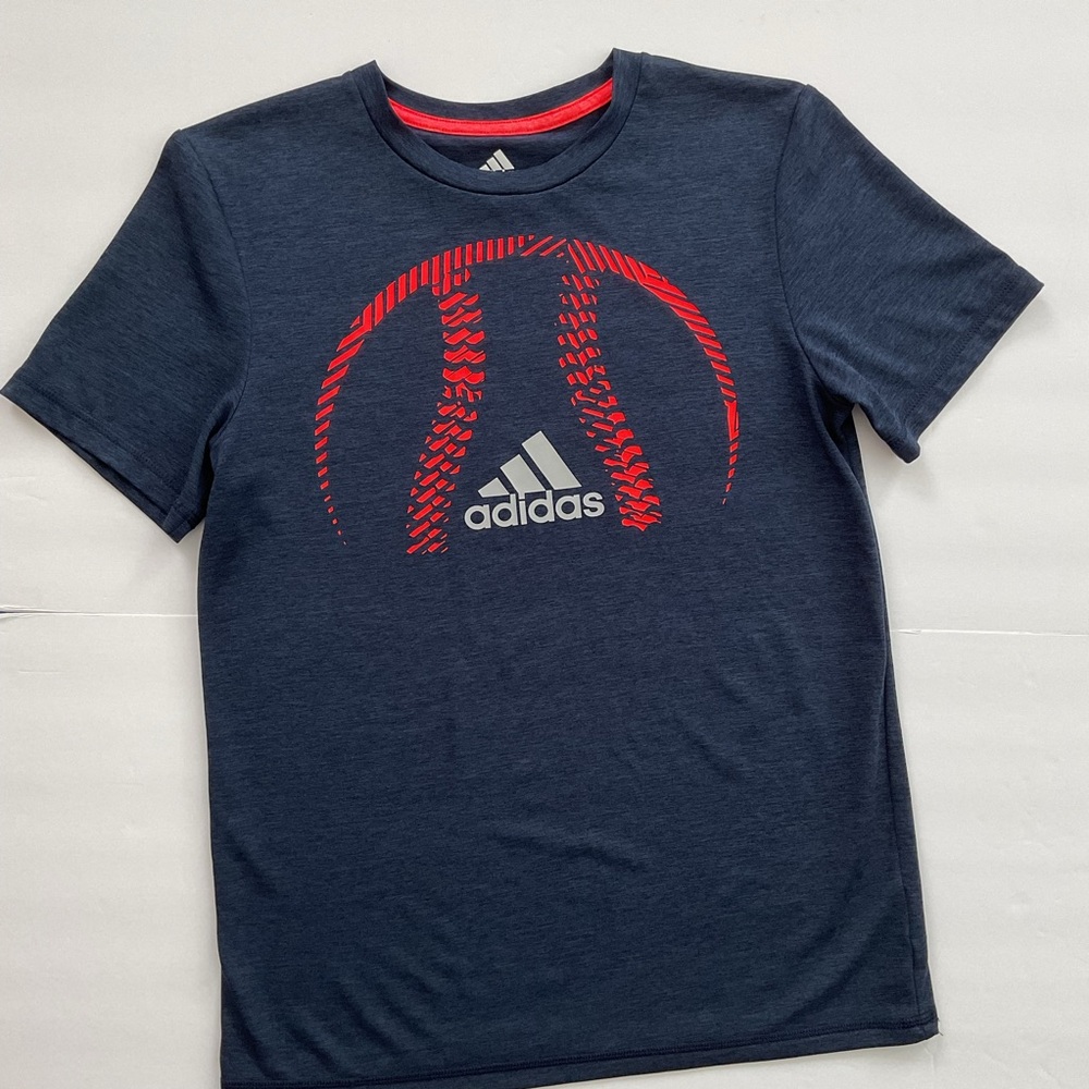 Boy's Adidas Climalite Baseball T-Shirt Size M 10/12